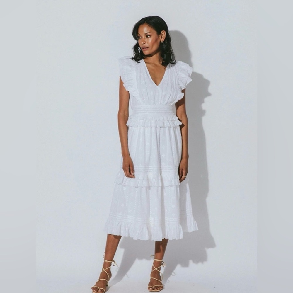 Cleobella Cherie eyelet mid dress
